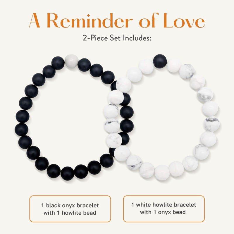 Lucky Feather Relationship matching couples bracelets | matching bracelets couples gifts for Boyfriend Girlfriend Husband Wife | Unique, birthday gift, anniversary for women | 2 pack - Image 2